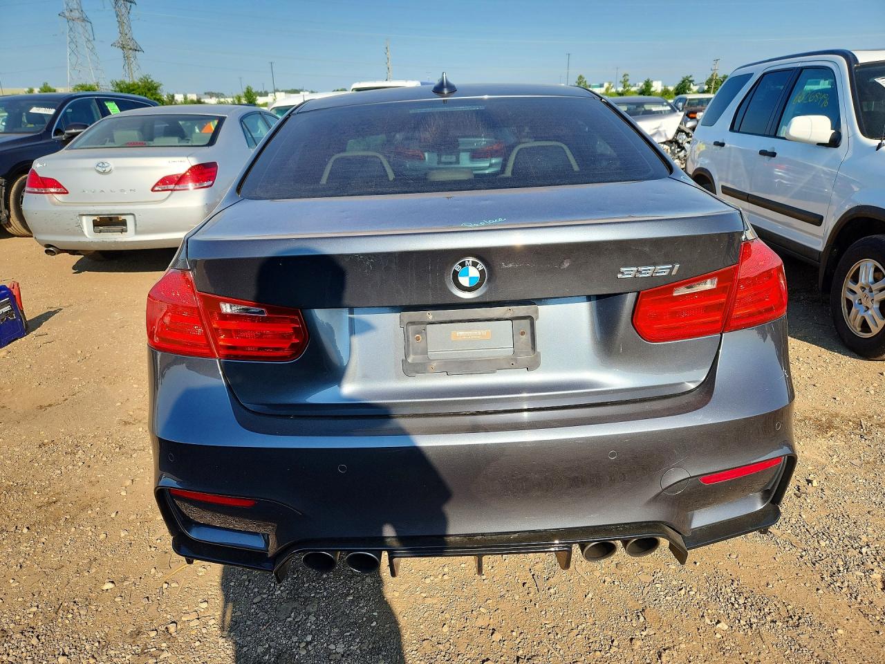 2015 Bmw M3 Gray vin: WBS3C9C50FP803481