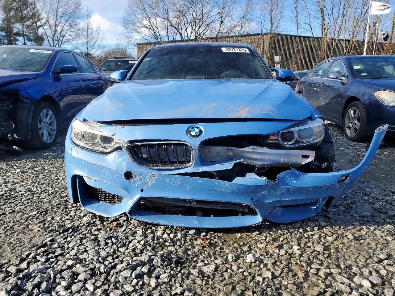 2015 Bmw Motorrad M3 Blue vin: WBS3C9C51FP803389