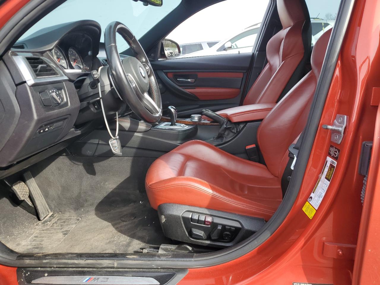 2015 Bmw M3 Orange vin: WBS3C9C51FP803635