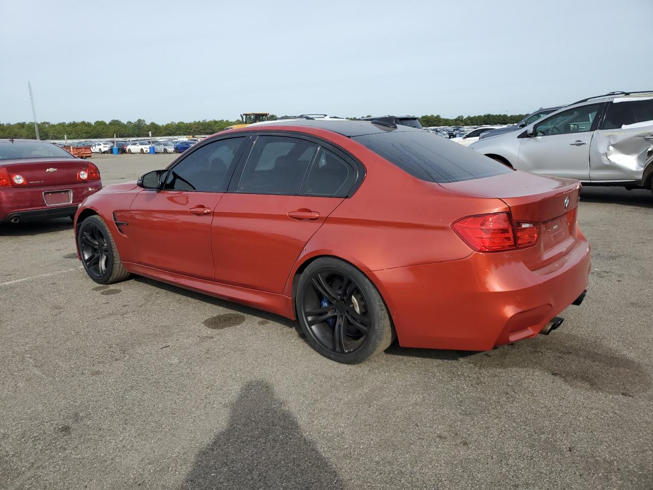 2015 Bmw M3 Orange vin: WBS3C9C51FP803635