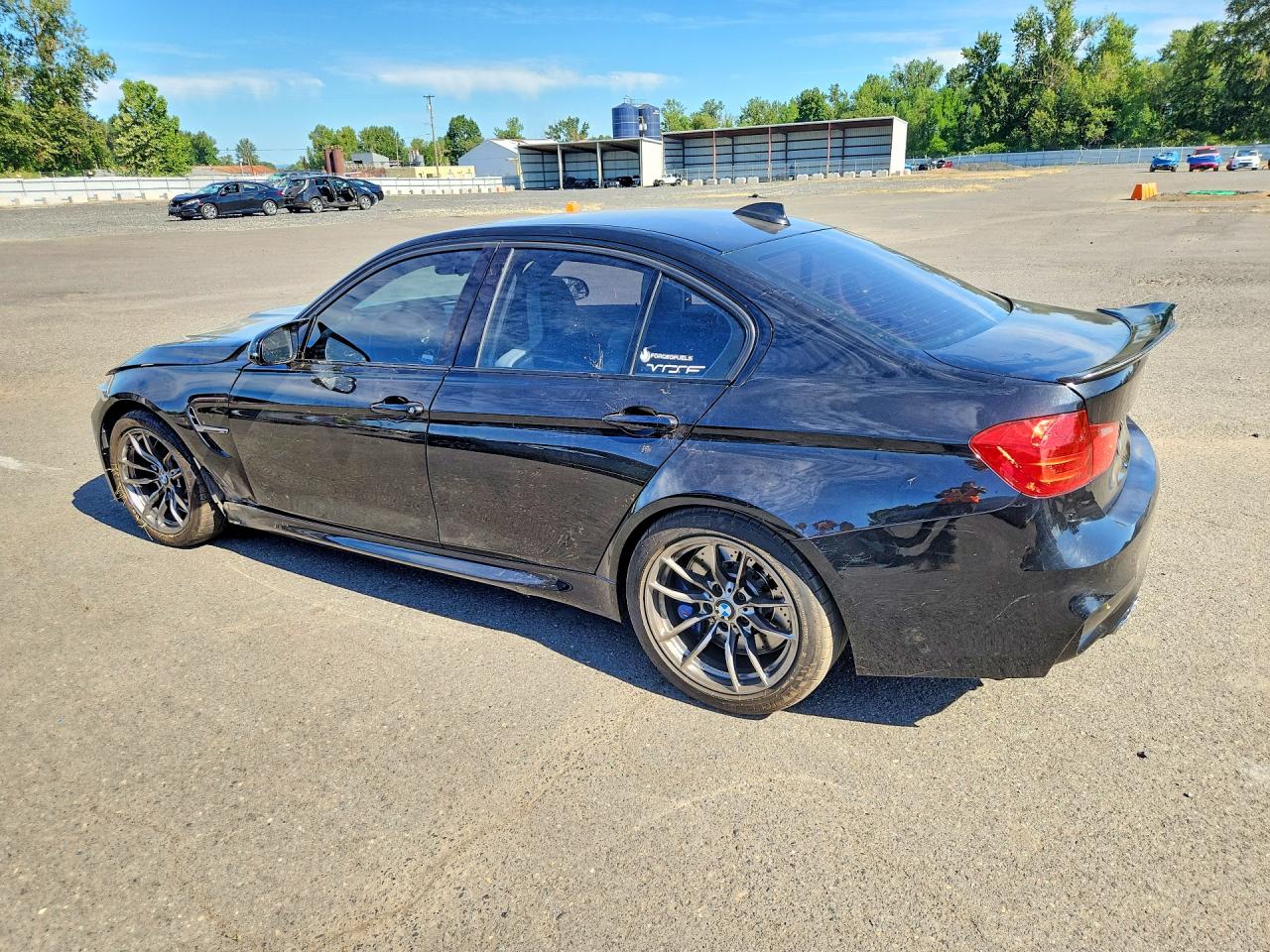 2015 Bmw M3 Black vin: WBS3C9C51FP804316