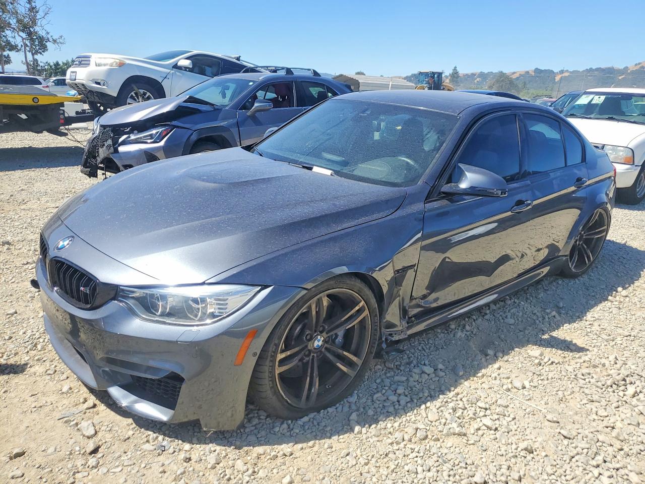 2015 Bmw M3 Charcoal vin: WBS3C9C53FP804396