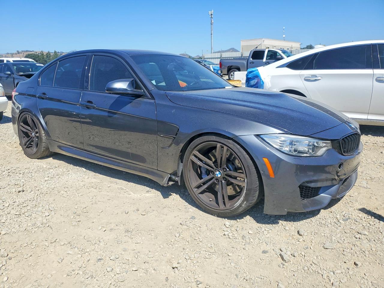 2015 Bmw M3 Charcoal vin: WBS3C9C53FP804396