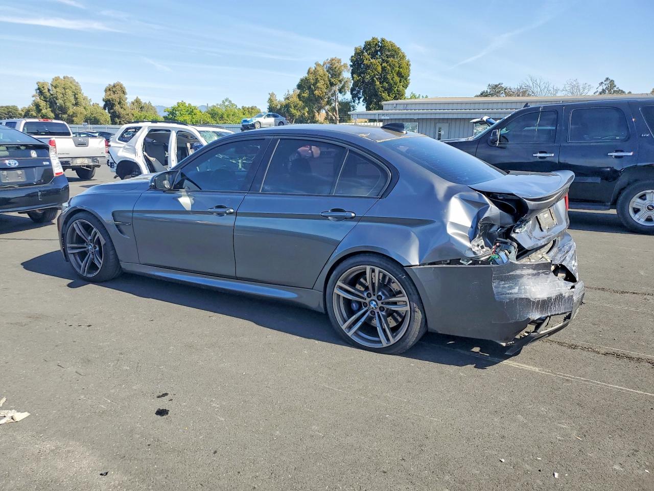 2015 Bmw M3 Charcoal vin: WBS3C9C53FP805659