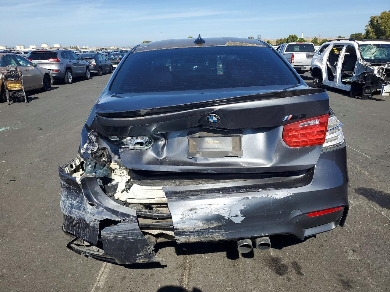 2015 Bmw M3 Charcoal vin: WBS3C9C53FP805659