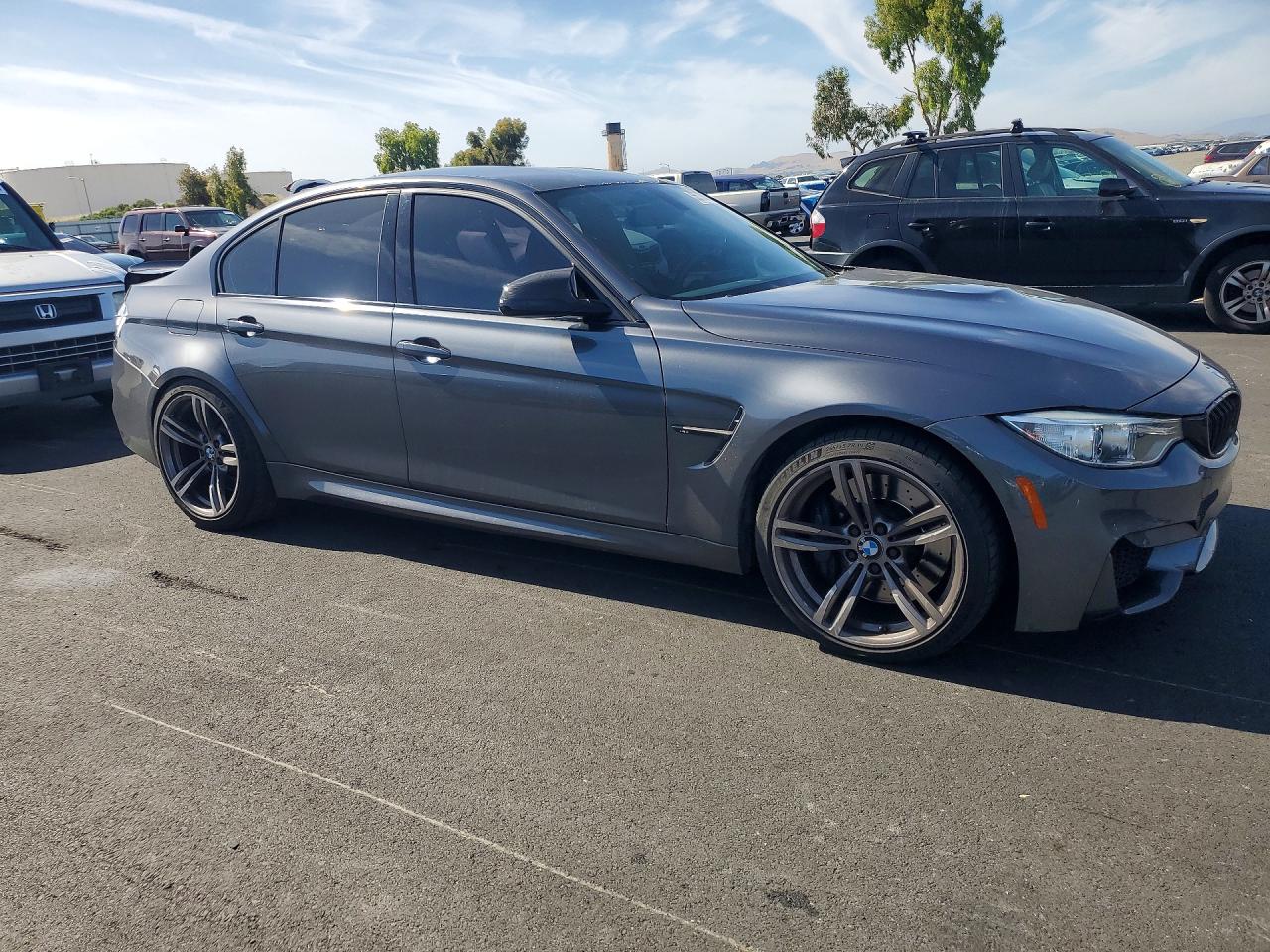 2015 Bmw M3 Charcoal vin: WBS3C9C53FP805659