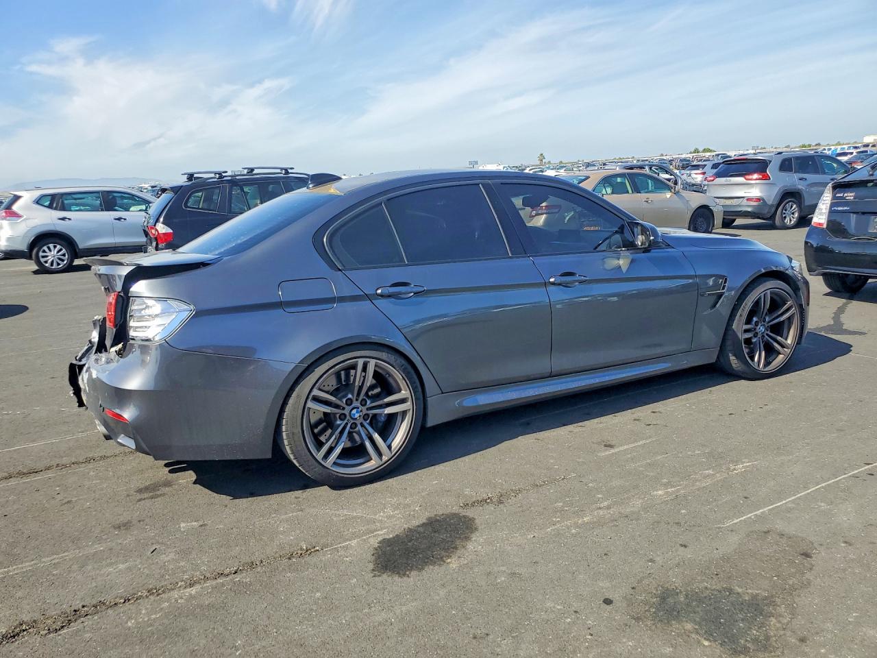 2015 Bmw M3 Charcoal vin: WBS3C9C53FP805659