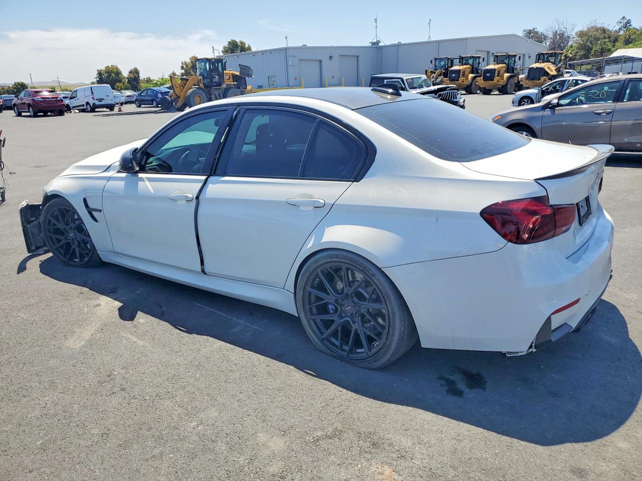 2015 Bmw M3 White vin: WBS3C9C54FJ276340