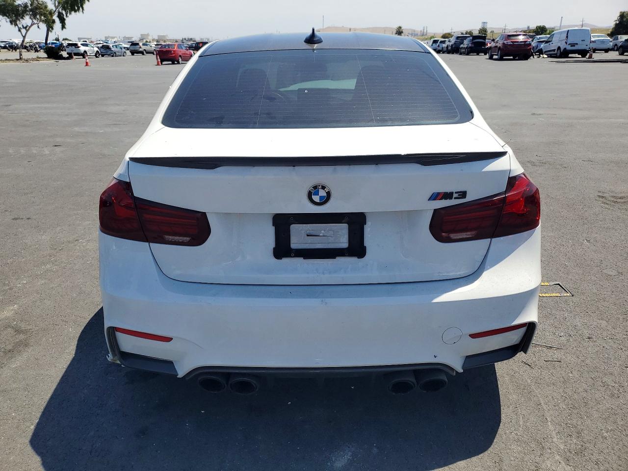 2015 Bmw M3 White vin: WBS3C9C54FJ276340