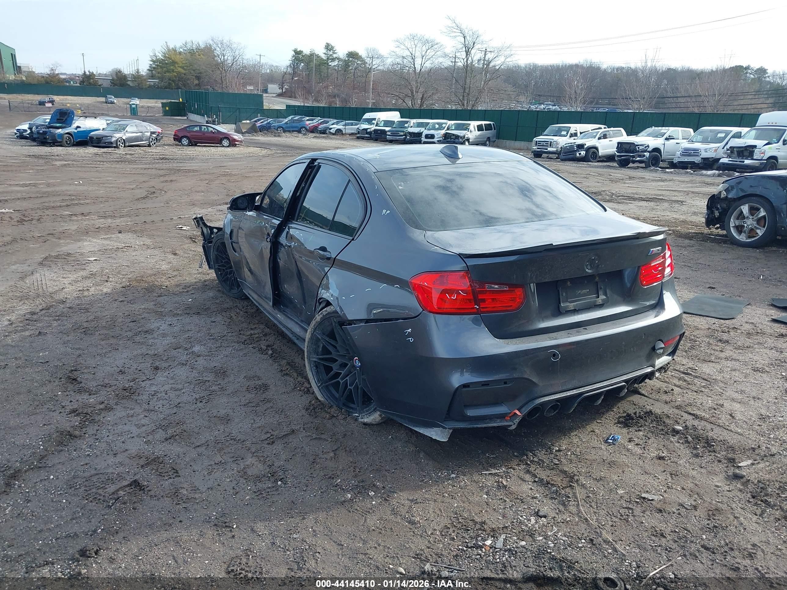 2015 Bmw M3   Pewter vin: WBS3C9C55FJ276296