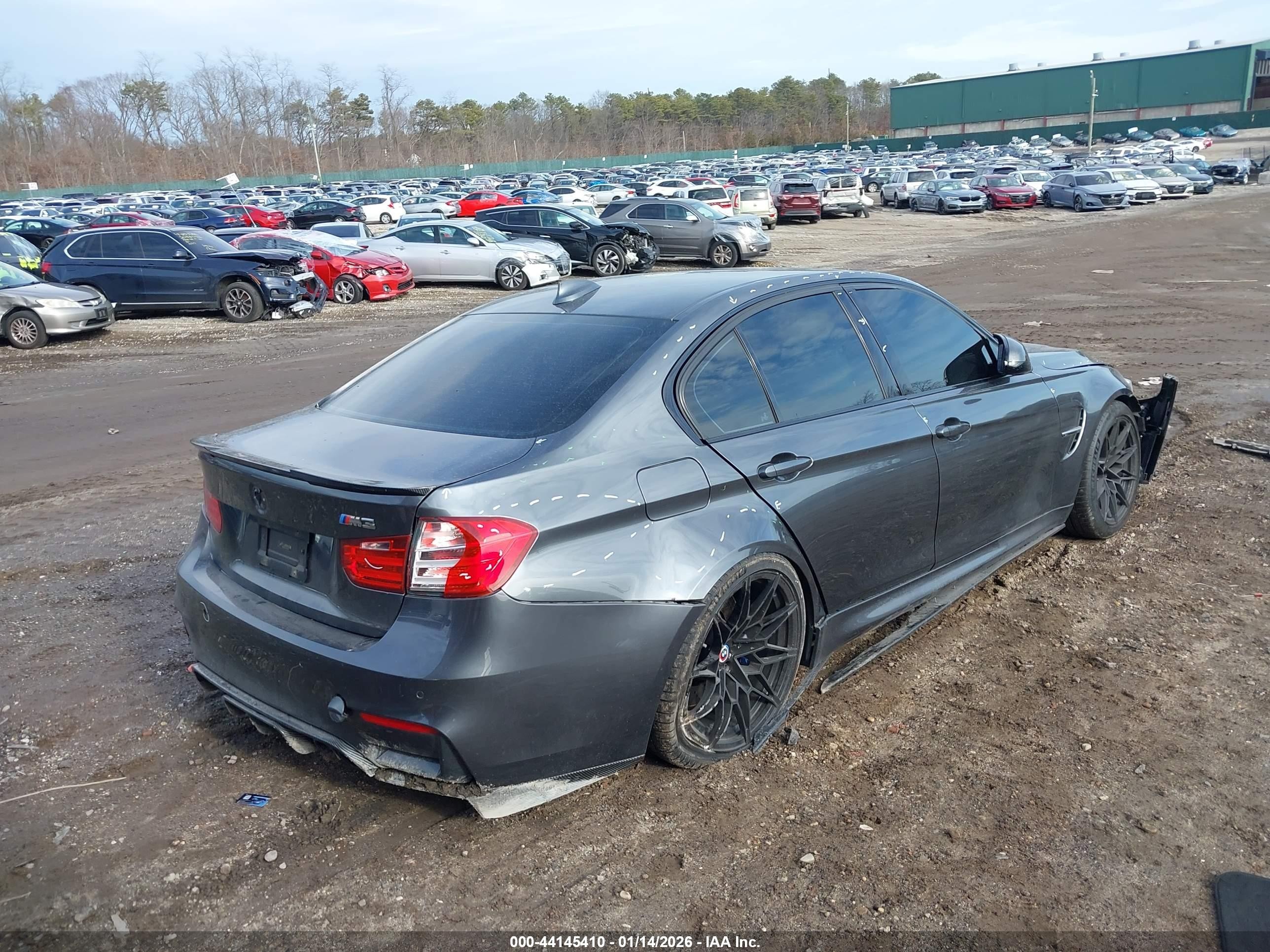 2015 Bmw M3   Pewter vin: WBS3C9C55FJ276296