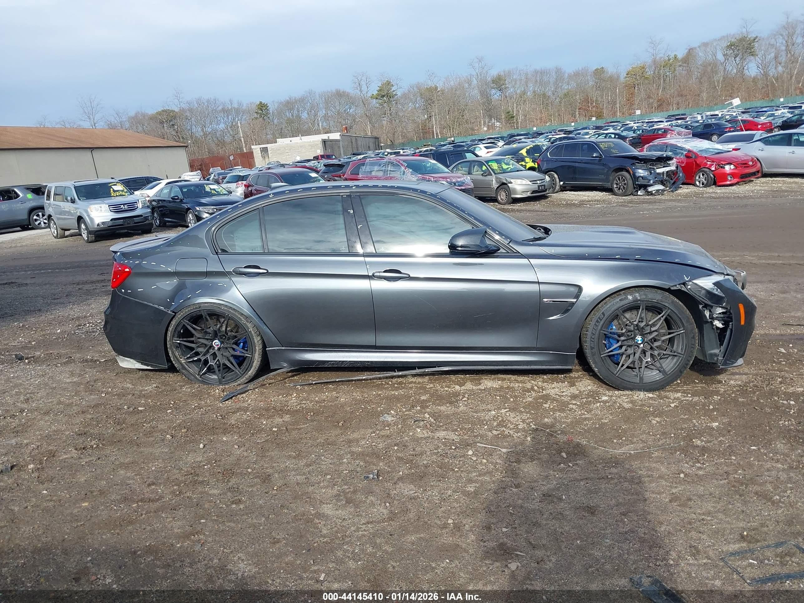 2015 Bmw M3   Pewter vin: WBS3C9C55FJ276296
