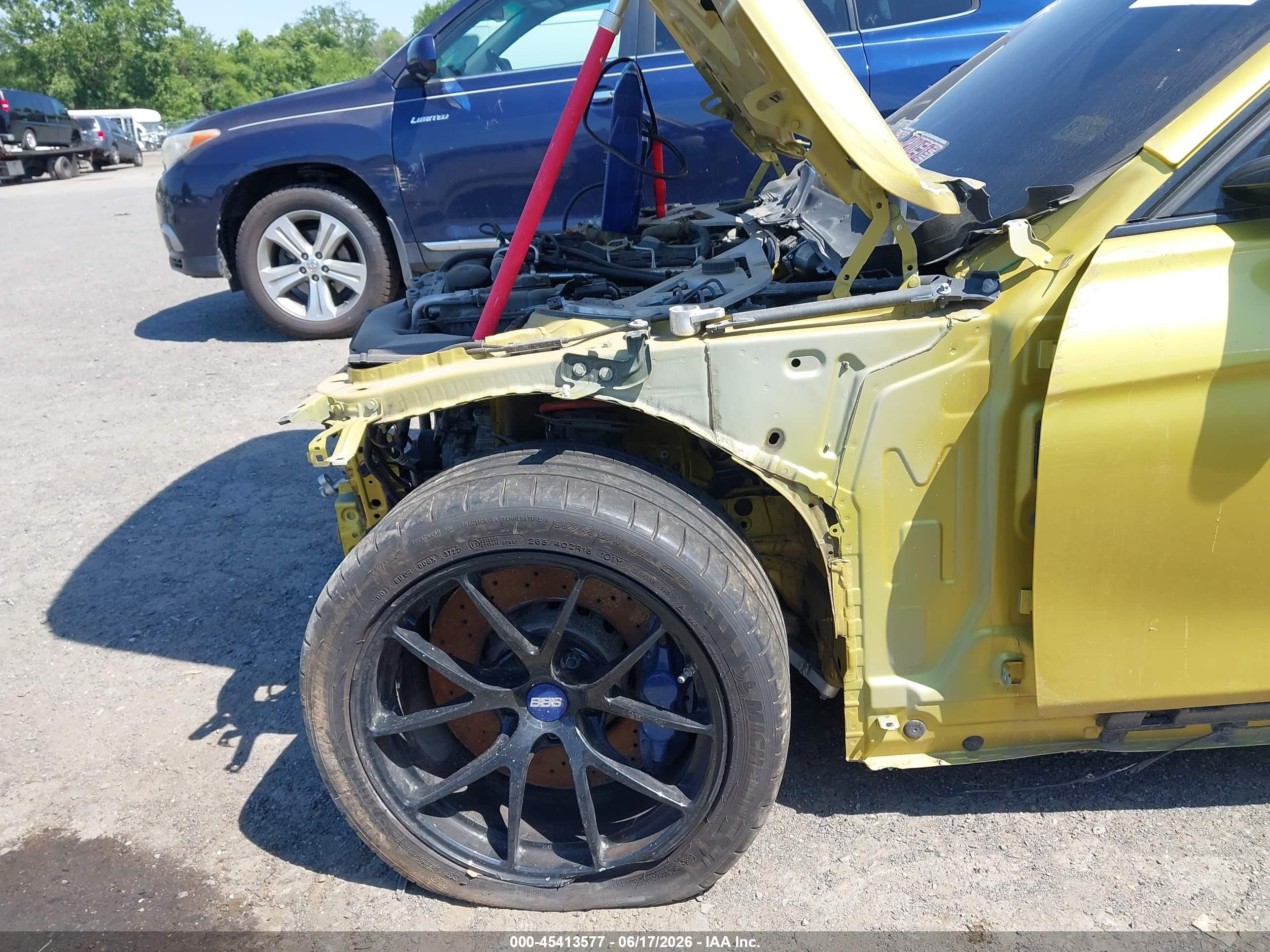 2015 Bmw M3   Yellow vin: WBS3C9C56FP804554