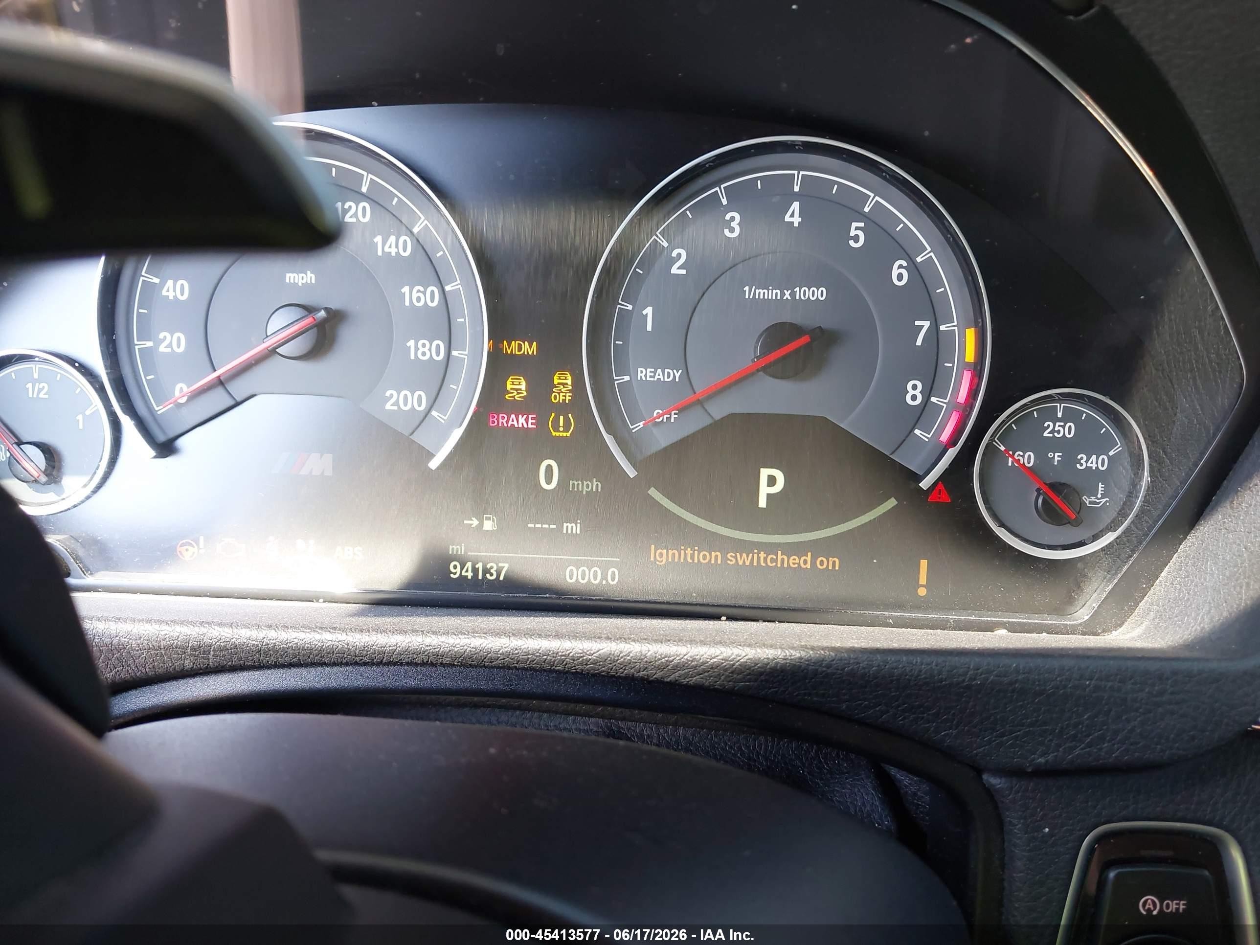 2015 Bmw M3   Yellow vin: WBS3C9C56FP804554