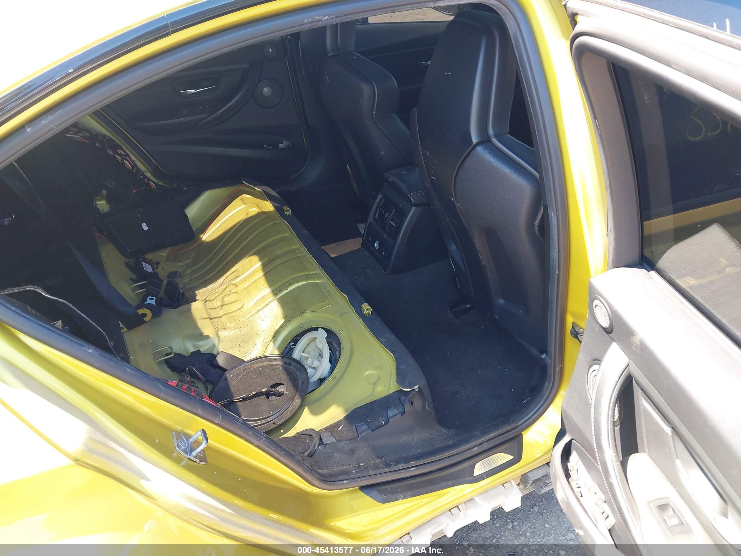 2015 Bmw M3   Yellow vin: WBS3C9C56FP804554