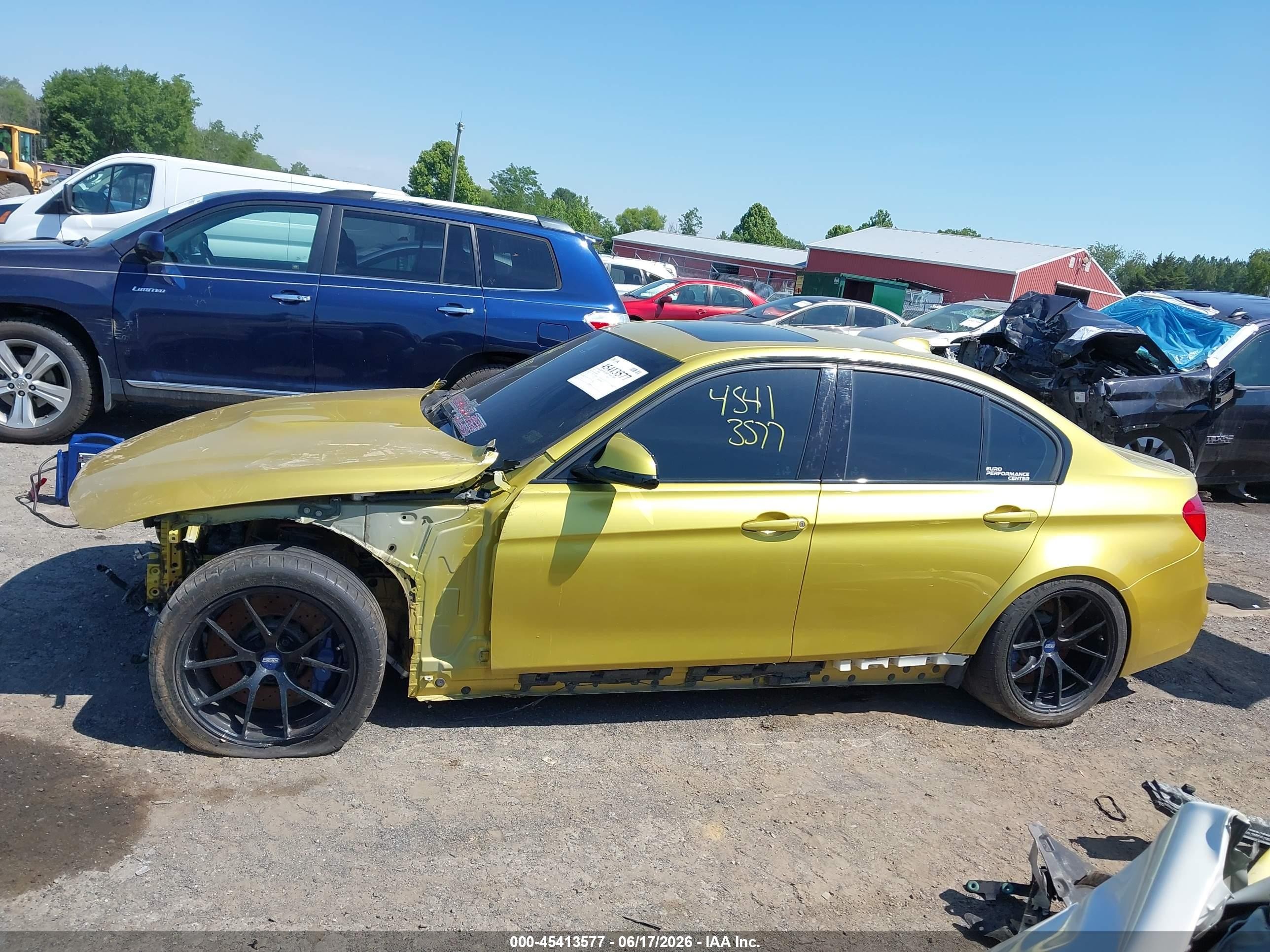 2015 Bmw M3   Yellow vin: WBS3C9C56FP804554