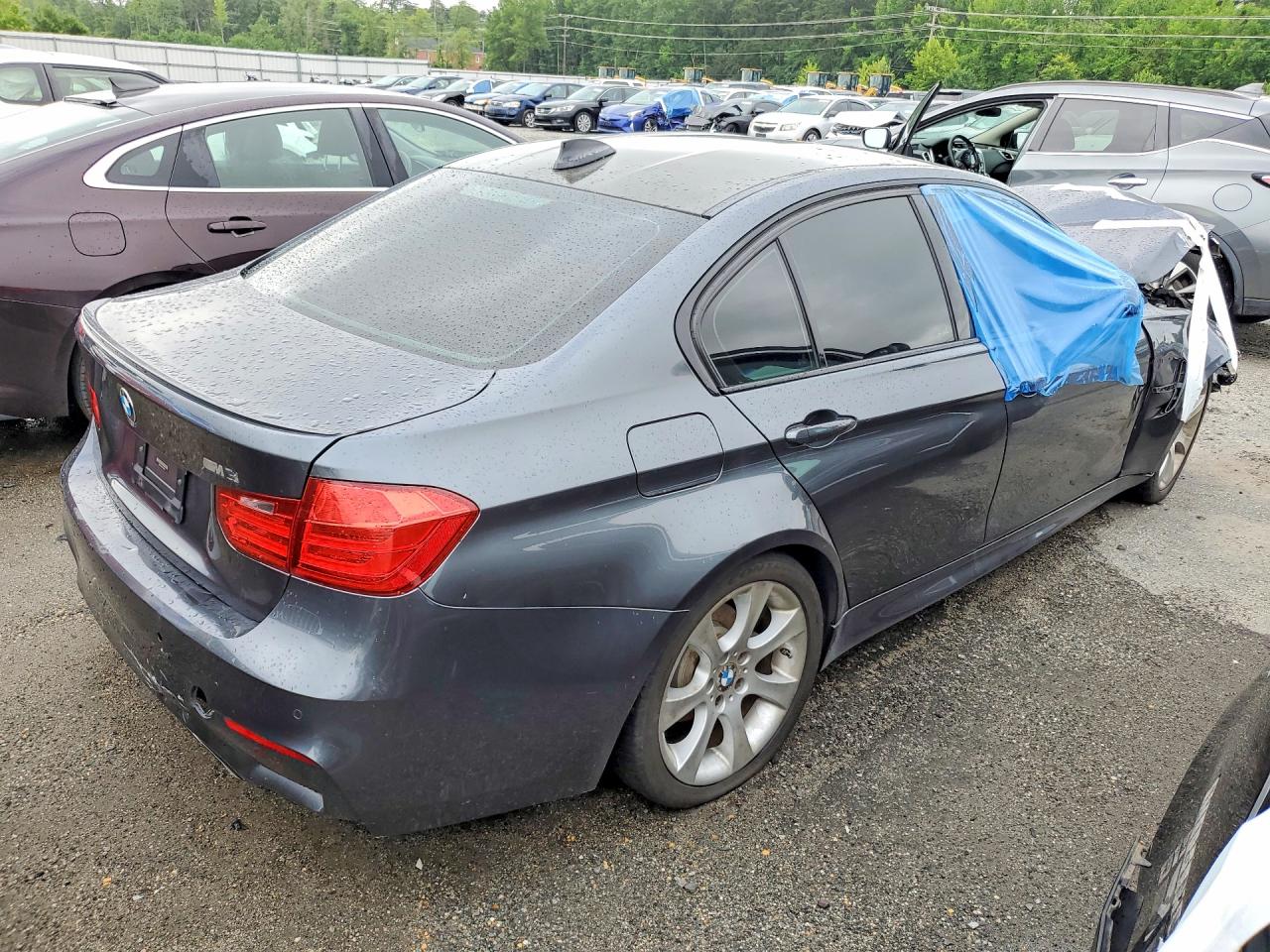 2015 Bmw M3 Gray vin: WBS3C9C57FP803526