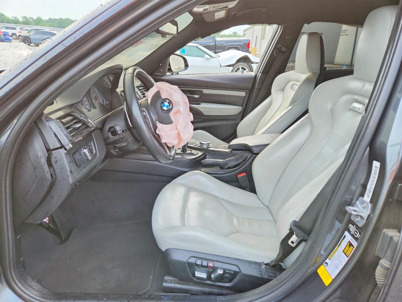 2015 Bmw M3 Gray vin: WBS3C9C57FP803526