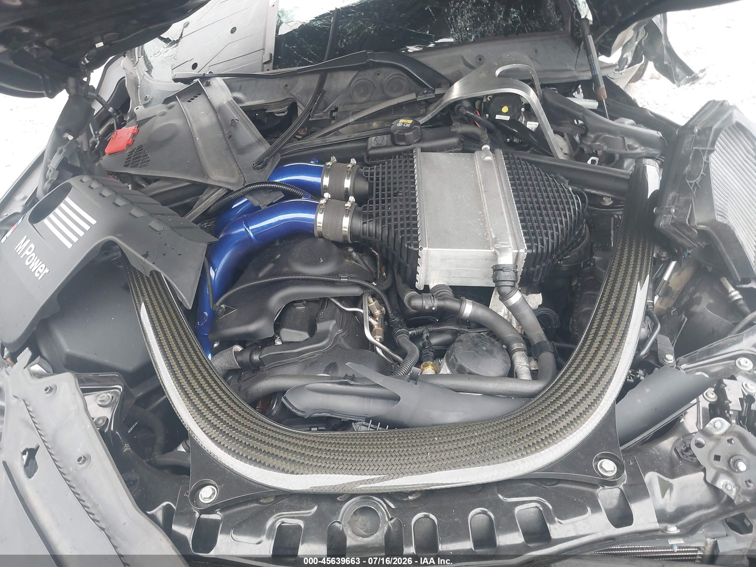 2015 Bmw M3   Gray vin: WBS3C9C57FP803610