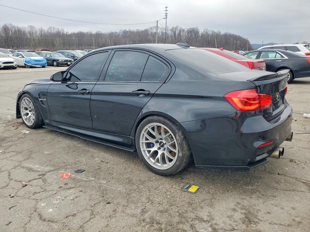 2015 Bmw M3 Black vin: WBS3C9C57FP803915