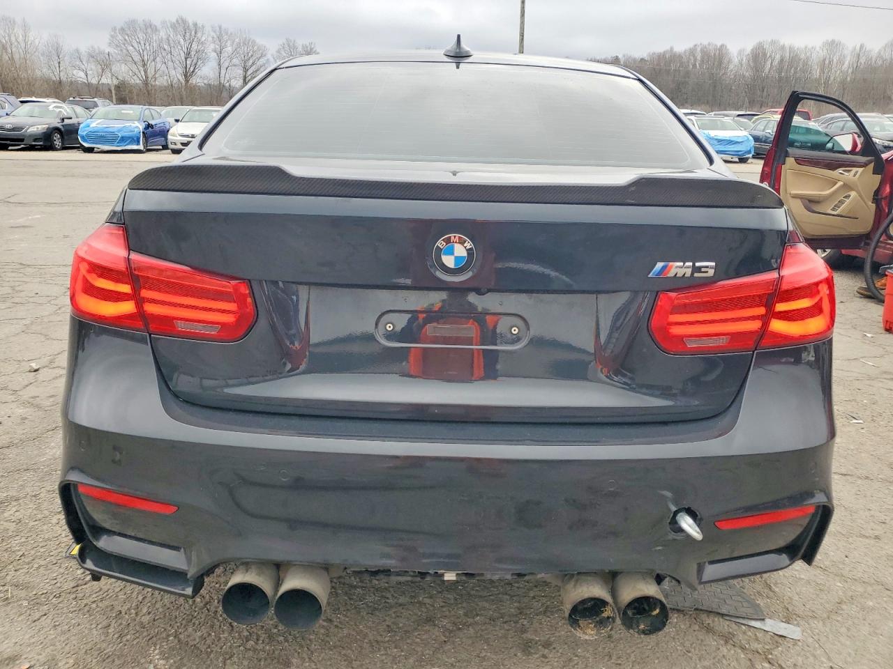 2015 Bmw M3 Black vin: WBS3C9C57FP803915