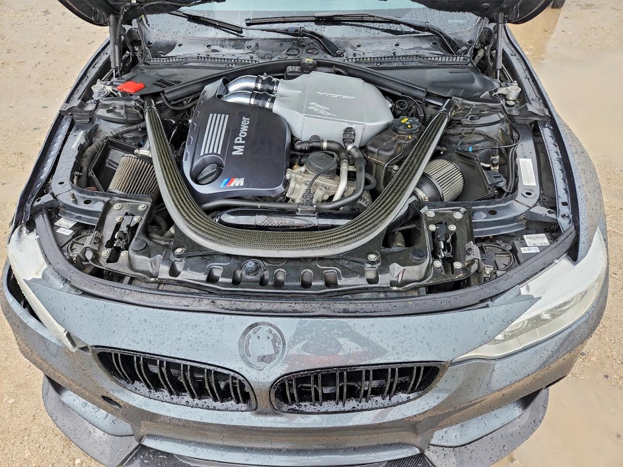 2015 Bmw M3 Gray vin: WBS3C9C57FP804854