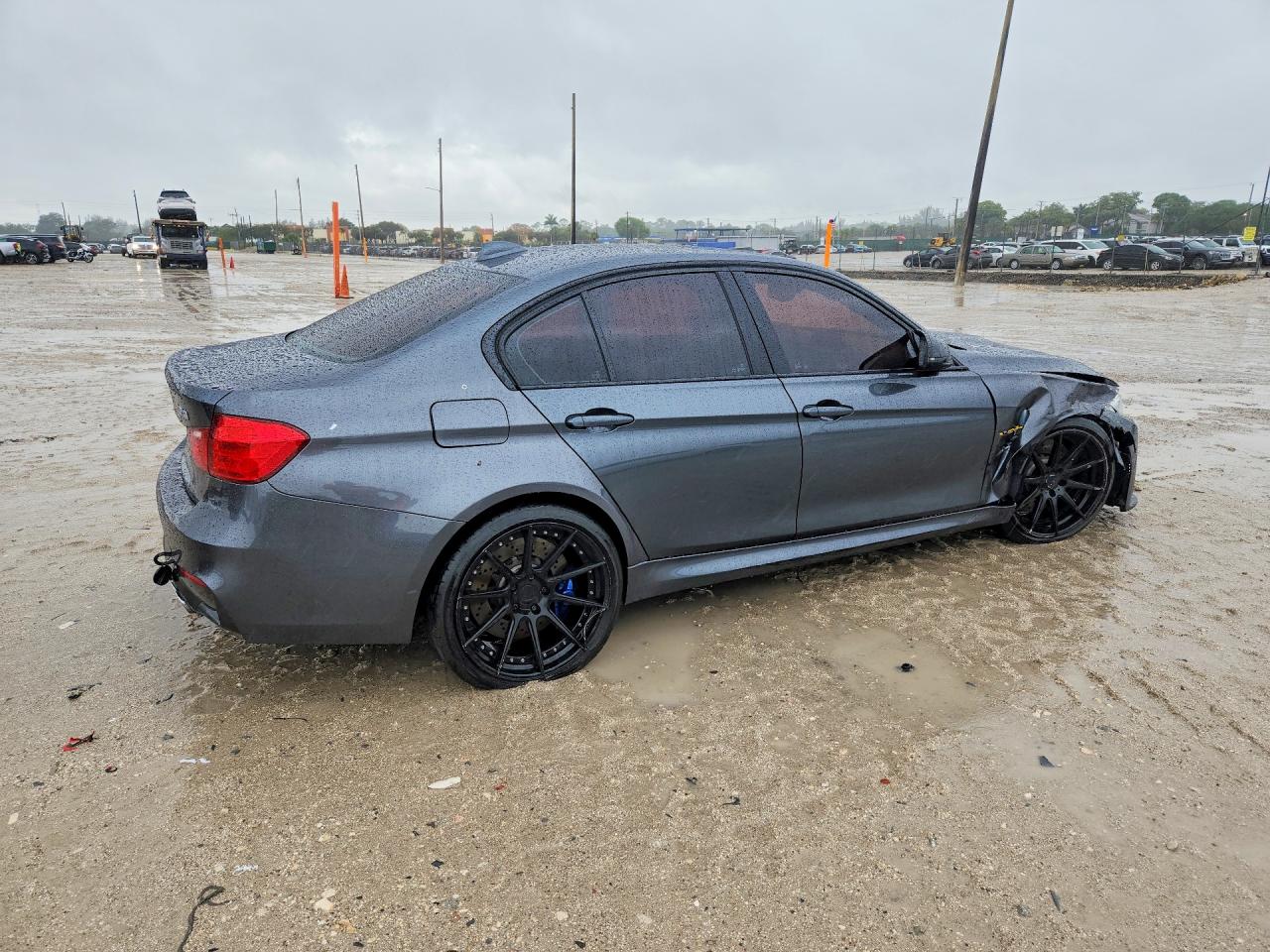 2015 Bmw M3 Gray vin: WBS3C9C57FP804854
