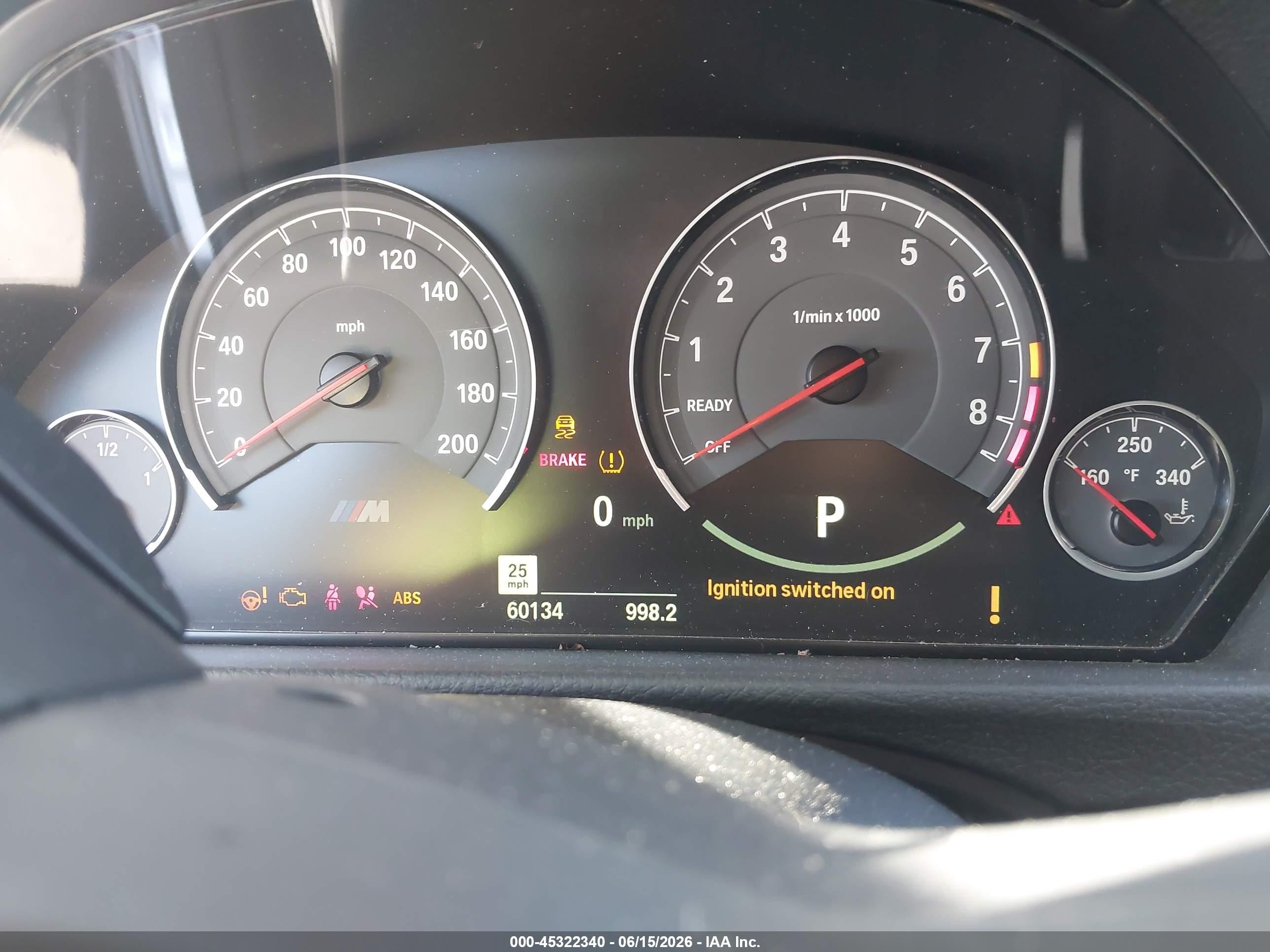 2015 Bmw M3   Gray vin: WBS3C9C58FJ276132