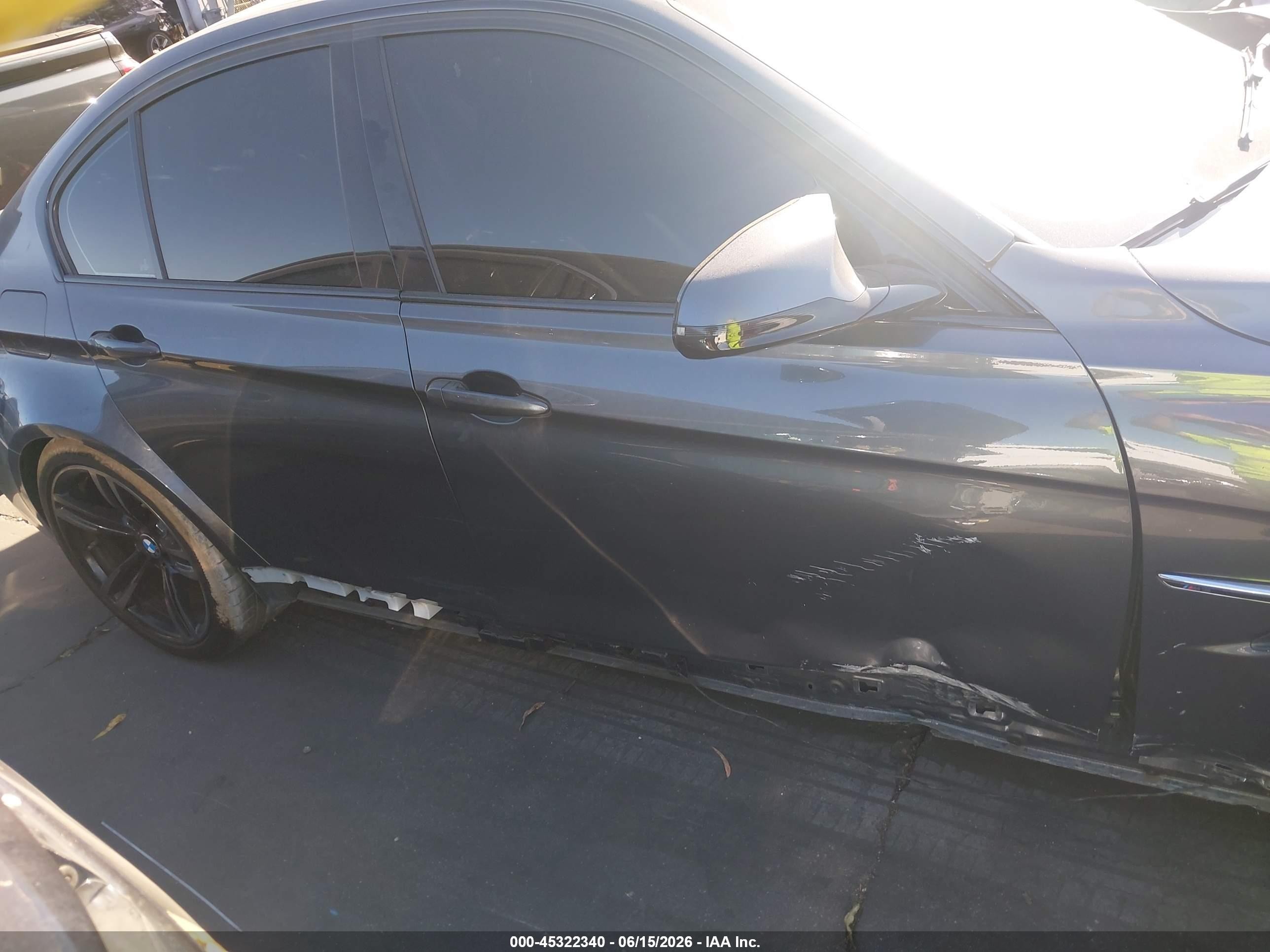 2015 Bmw M3   Gray vin: WBS3C9C58FJ276132