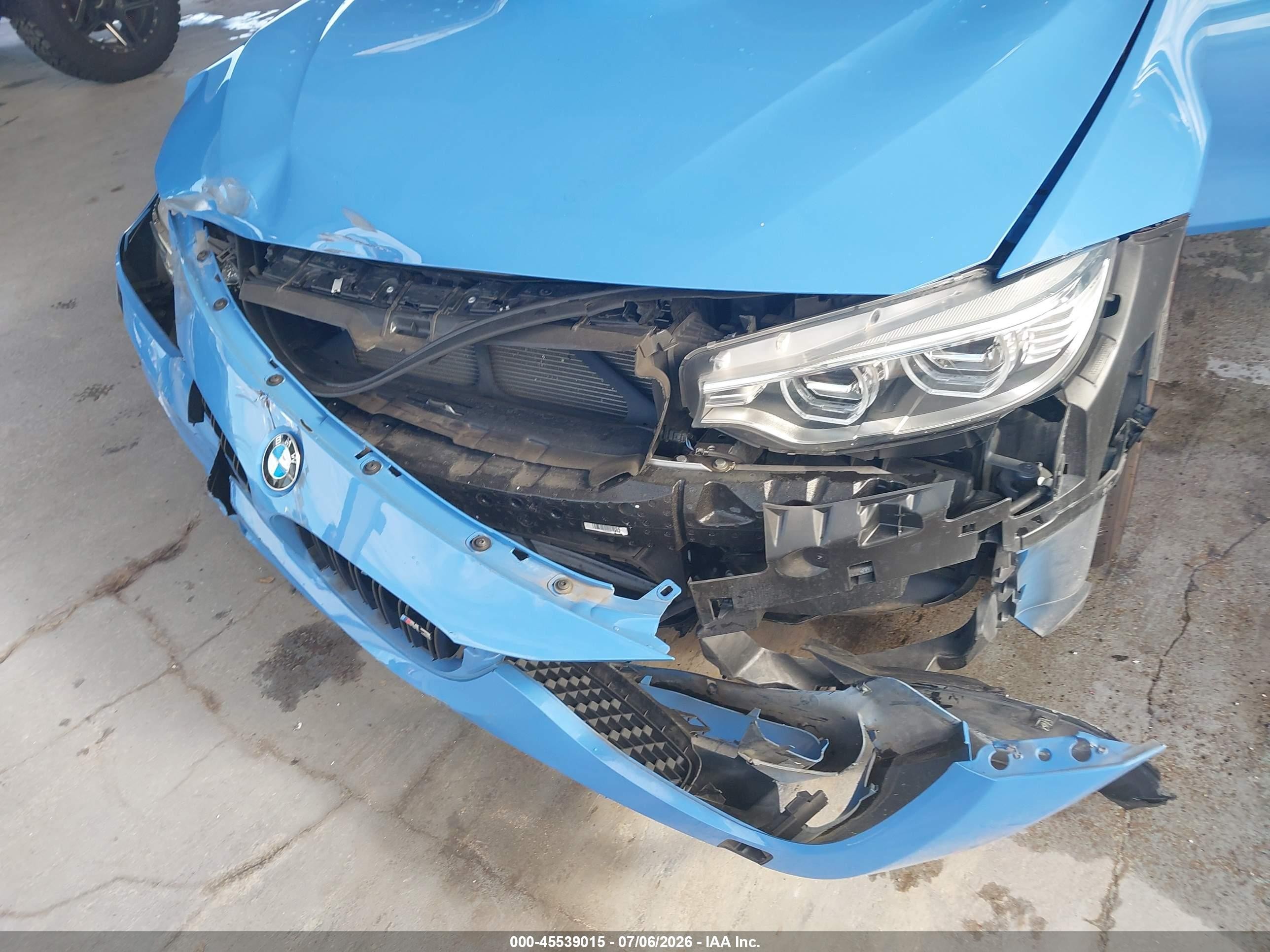 2015 Bmw M3   Light Blue vin: WBS3C9C58FP805673