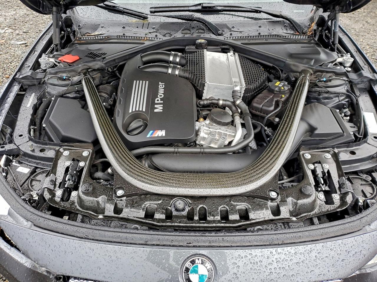 2015 Bmw M3 Gray vin: WBS3C9C59FP806119