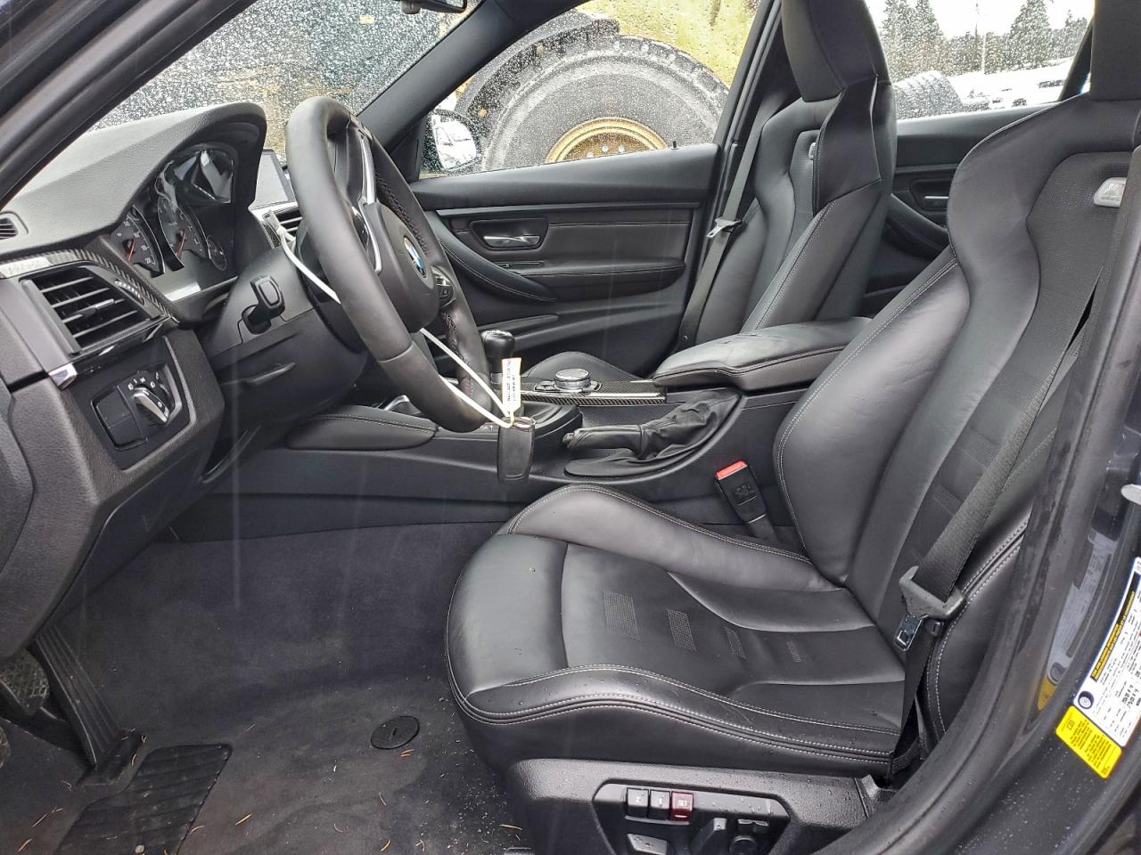 2015 Bmw M3 Gray vin: WBS3C9C59FP806119