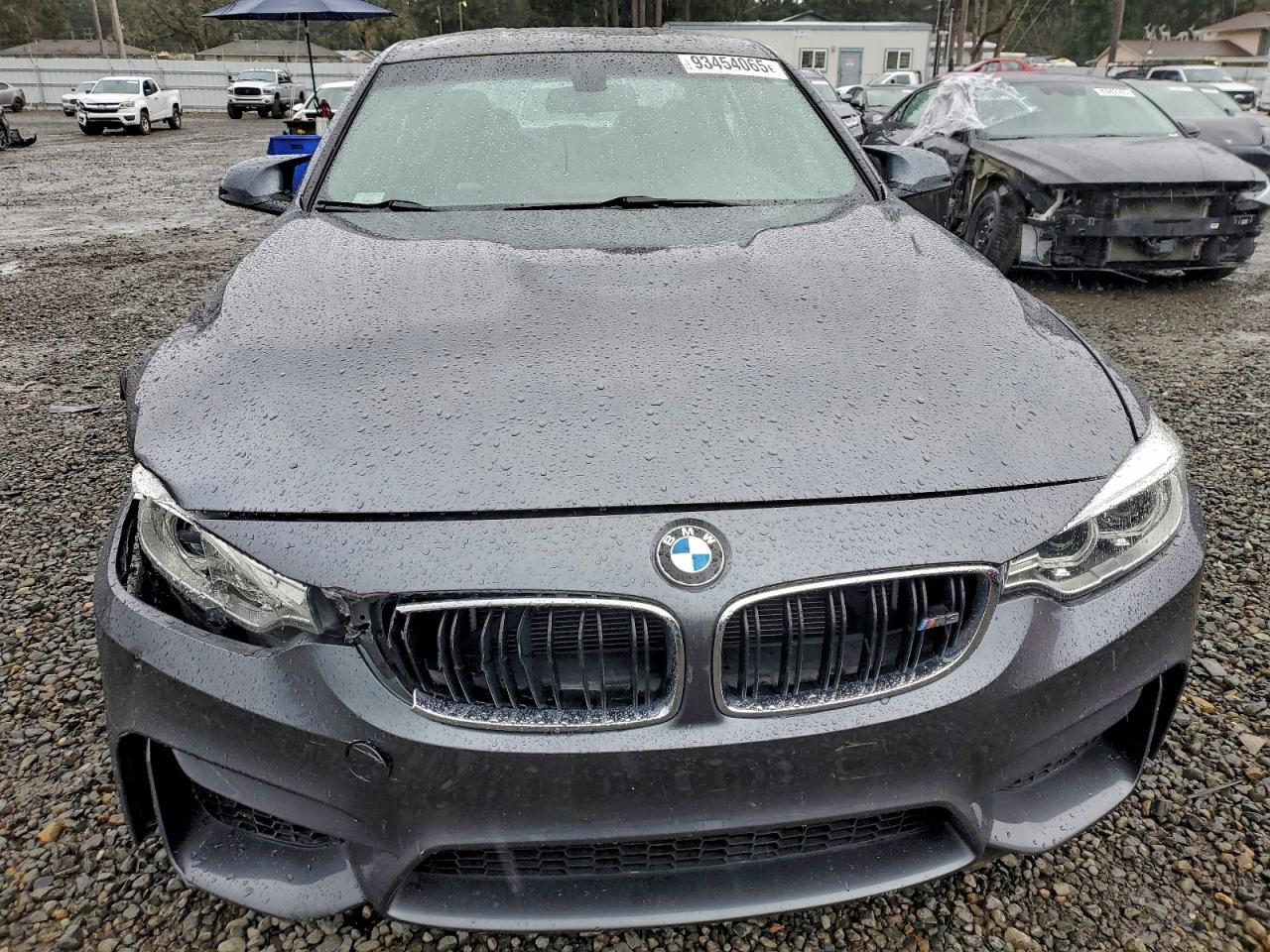 2015 Bmw M3 Gray vin: WBS3C9C59FP806119