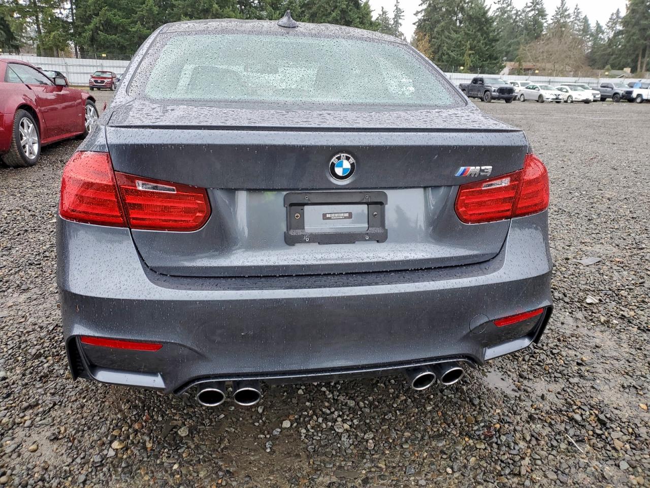 2015 Bmw M3 Gray vin: WBS3C9C59FP806119