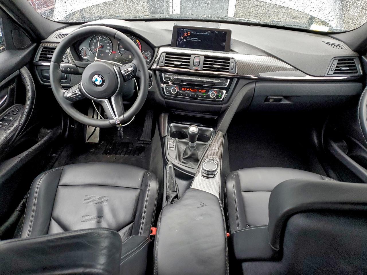 2015 Bmw M3 Gray vin: WBS3C9C59FP806119