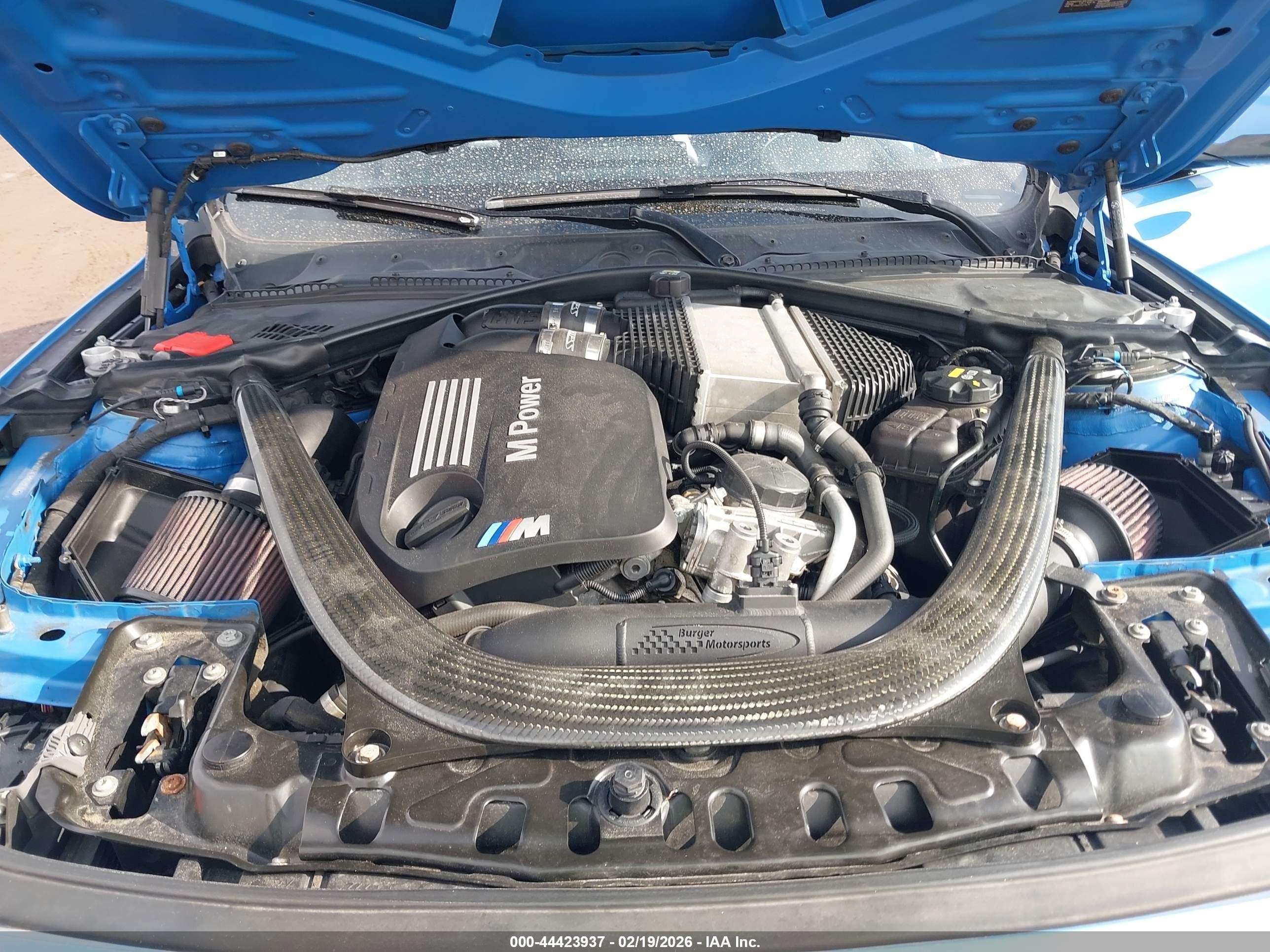2015 Bmw M3   Blue vin: WBS3C9C5XFP803830