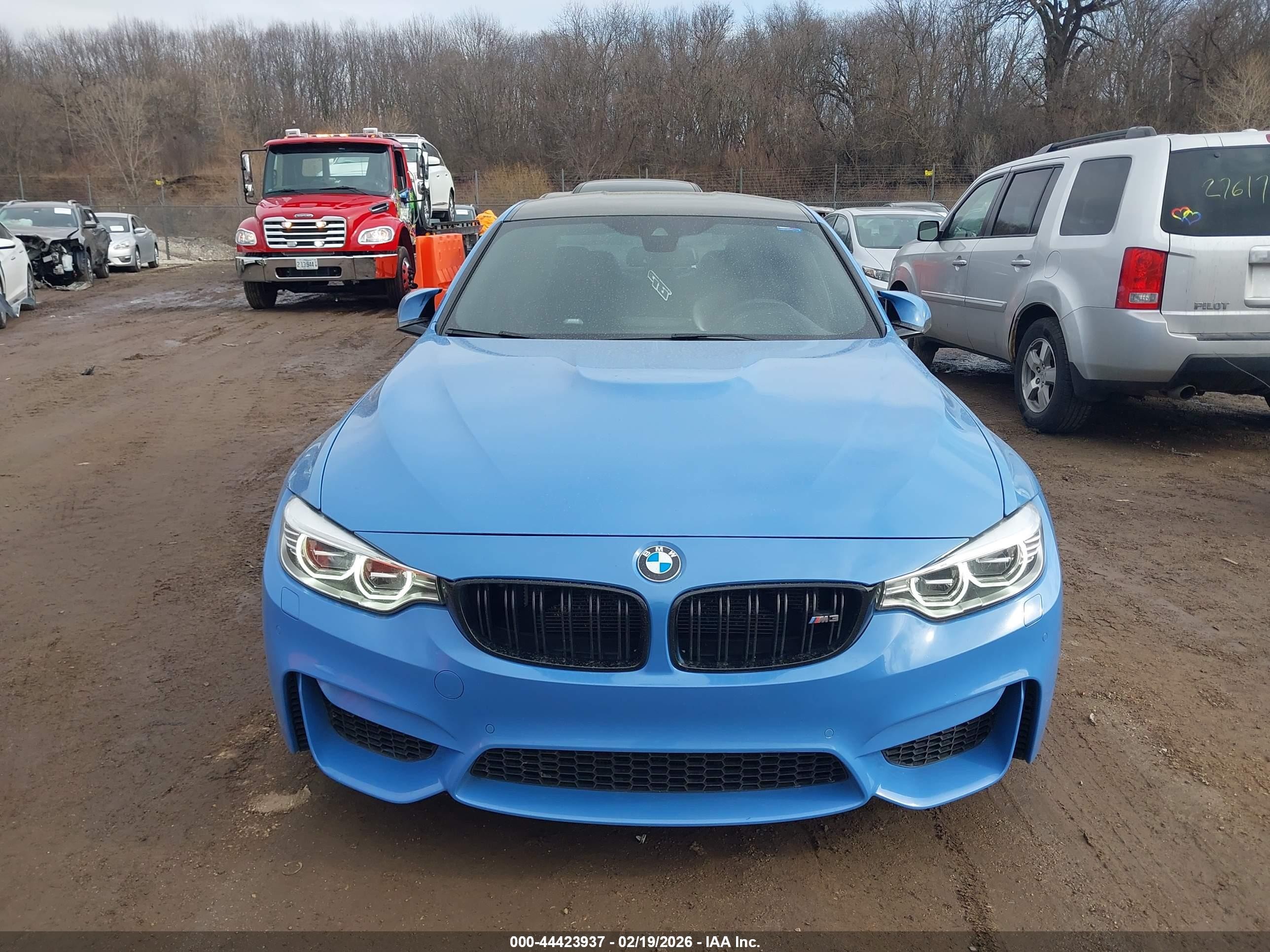 2015 Bmw M3   Blue vin: WBS3C9C5XFP803830