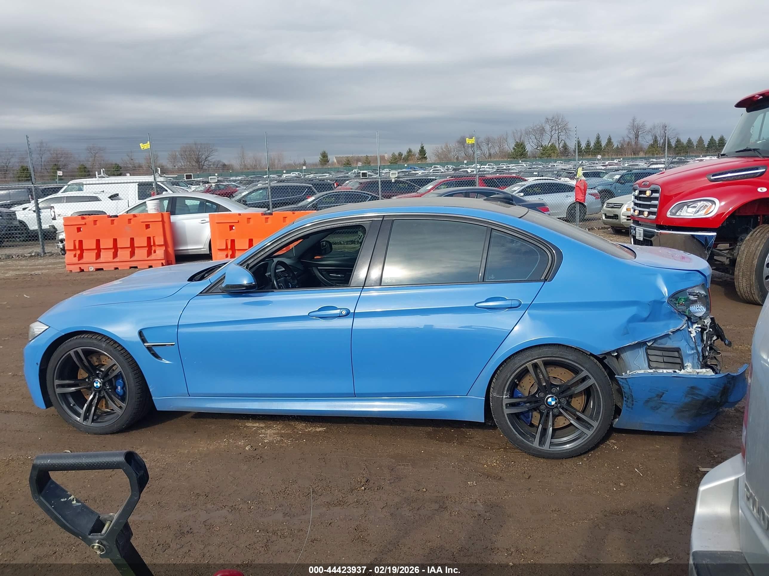 2015 Bmw M3   Blue vin: WBS3C9C5XFP803830
