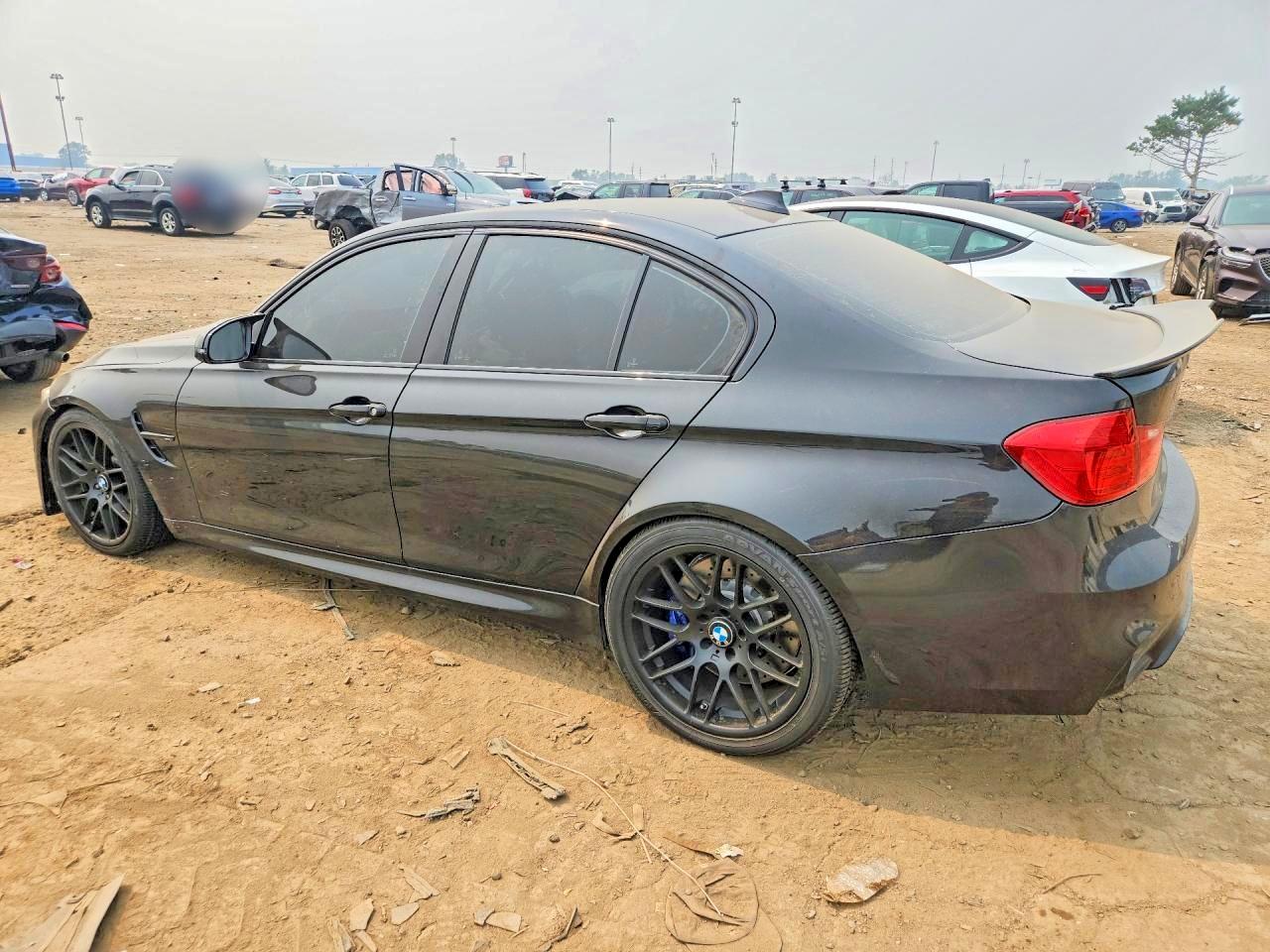 2015 Bmw M3 Black vin: WBS3C9C5XFP804542