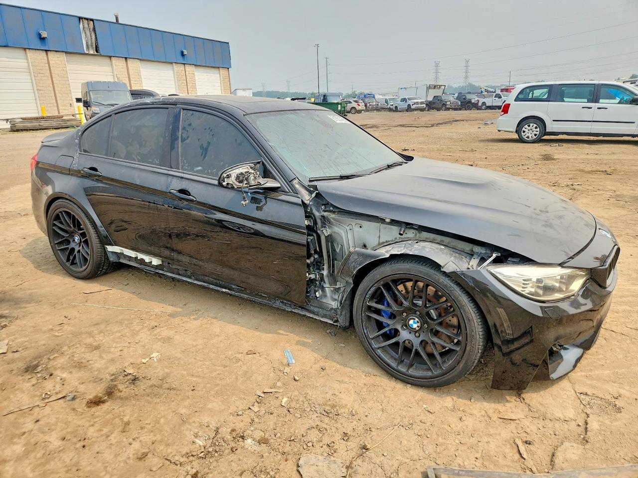 2015 Bmw M3 Black vin: WBS3C9C5XFP804542