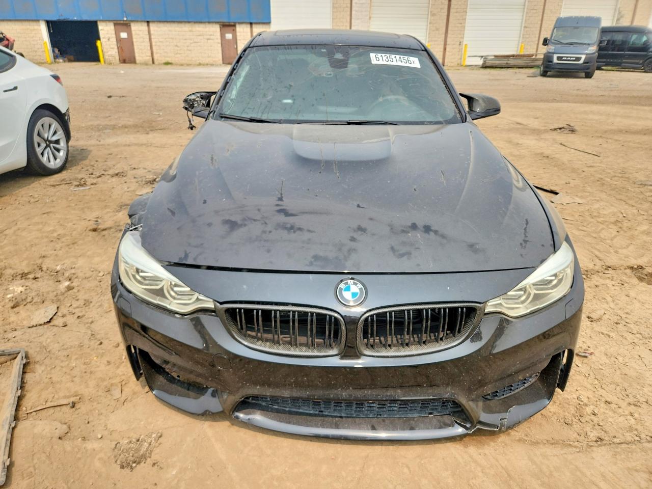 2015 Bmw M3 Black vin: WBS3C9C5XFP804542