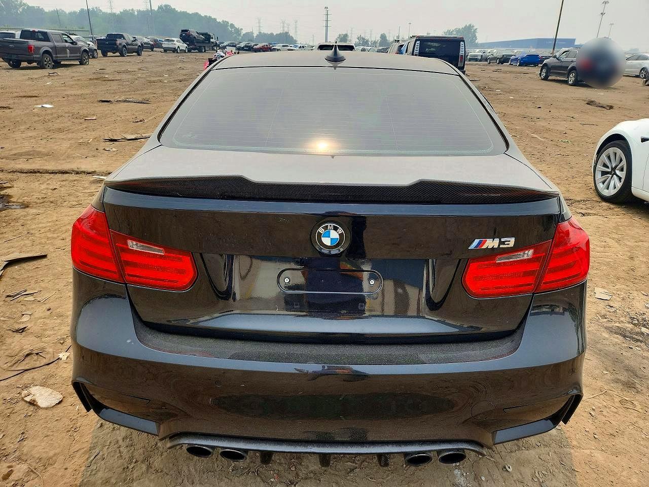 2015 Bmw M3 Black vin: WBS3C9C5XFP804542