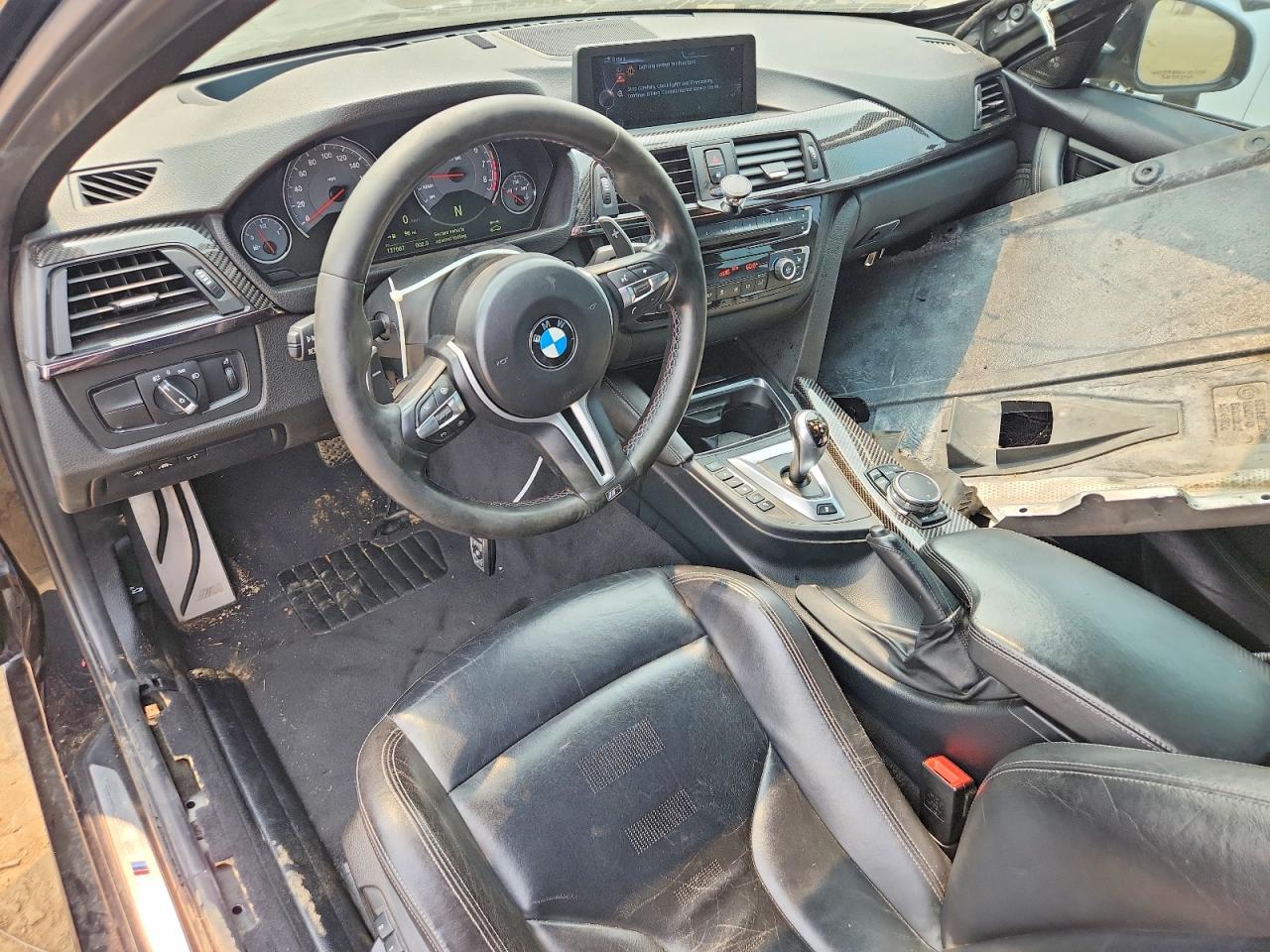 2015 Bmw M3 Black vin: WBS3C9C5XFP804542