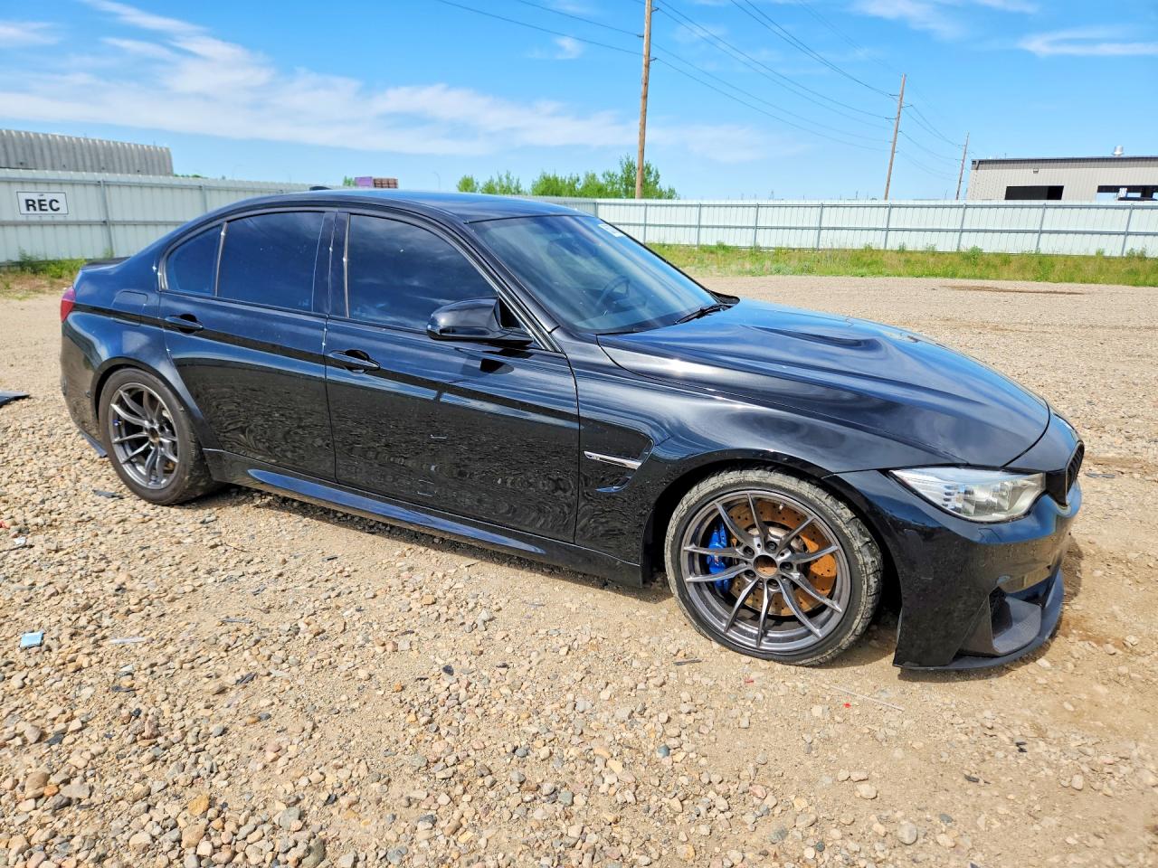 2015 Bmw M3 Black vin: WBS3C9C5XFP805299