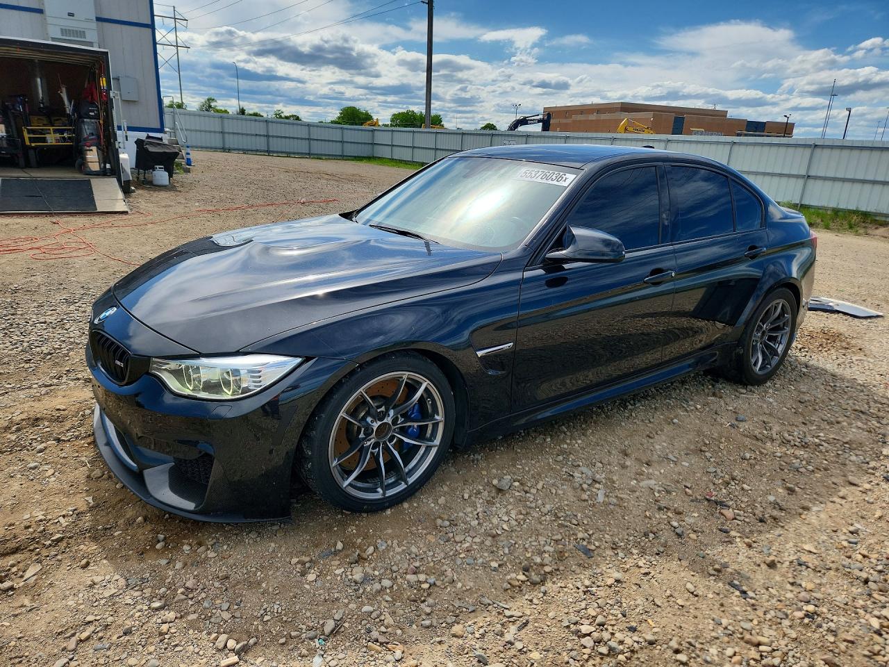 2015 Bmw M3 Black vin: WBS3C9C5XFP805299