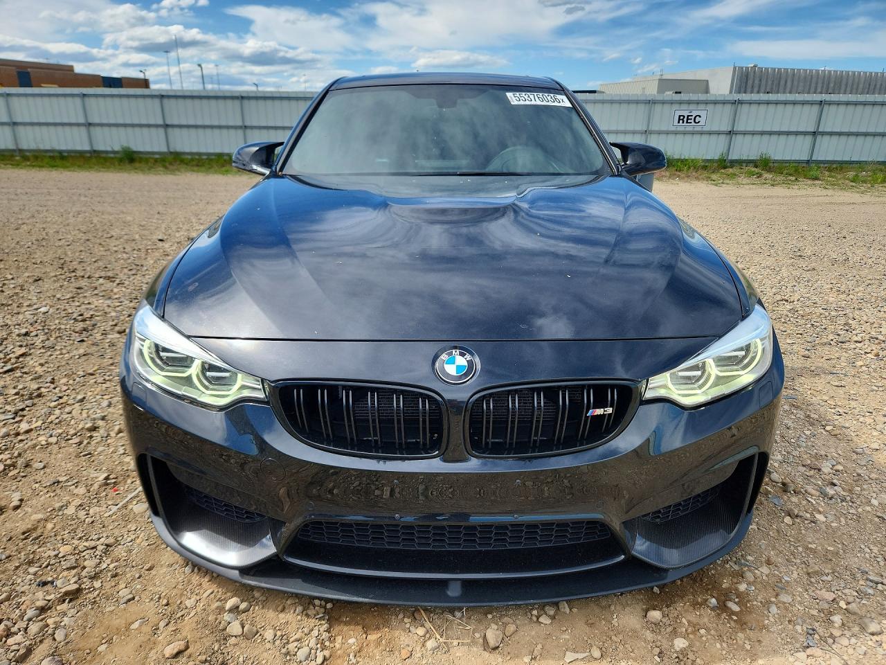 2015 Bmw M3 Black vin: WBS3C9C5XFP805299