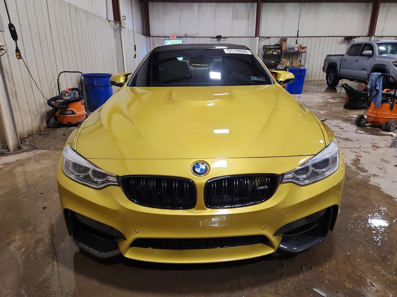 2015 Bmw M4 Желтый vin: WBS3R9C50FK329303