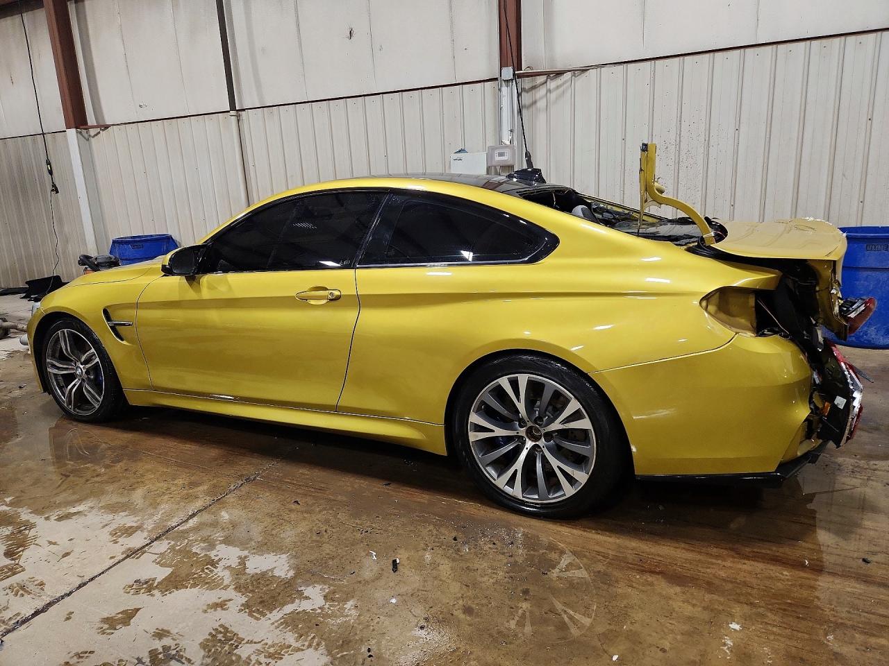 2015 Bmw M4 Желтый vin: WBS3R9C50FK329303