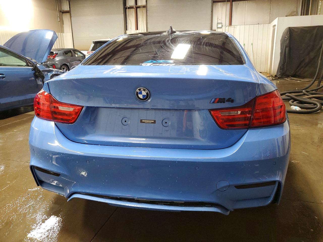 2015 Bmw M4 Blue vin: WBS3R9C50FK330922