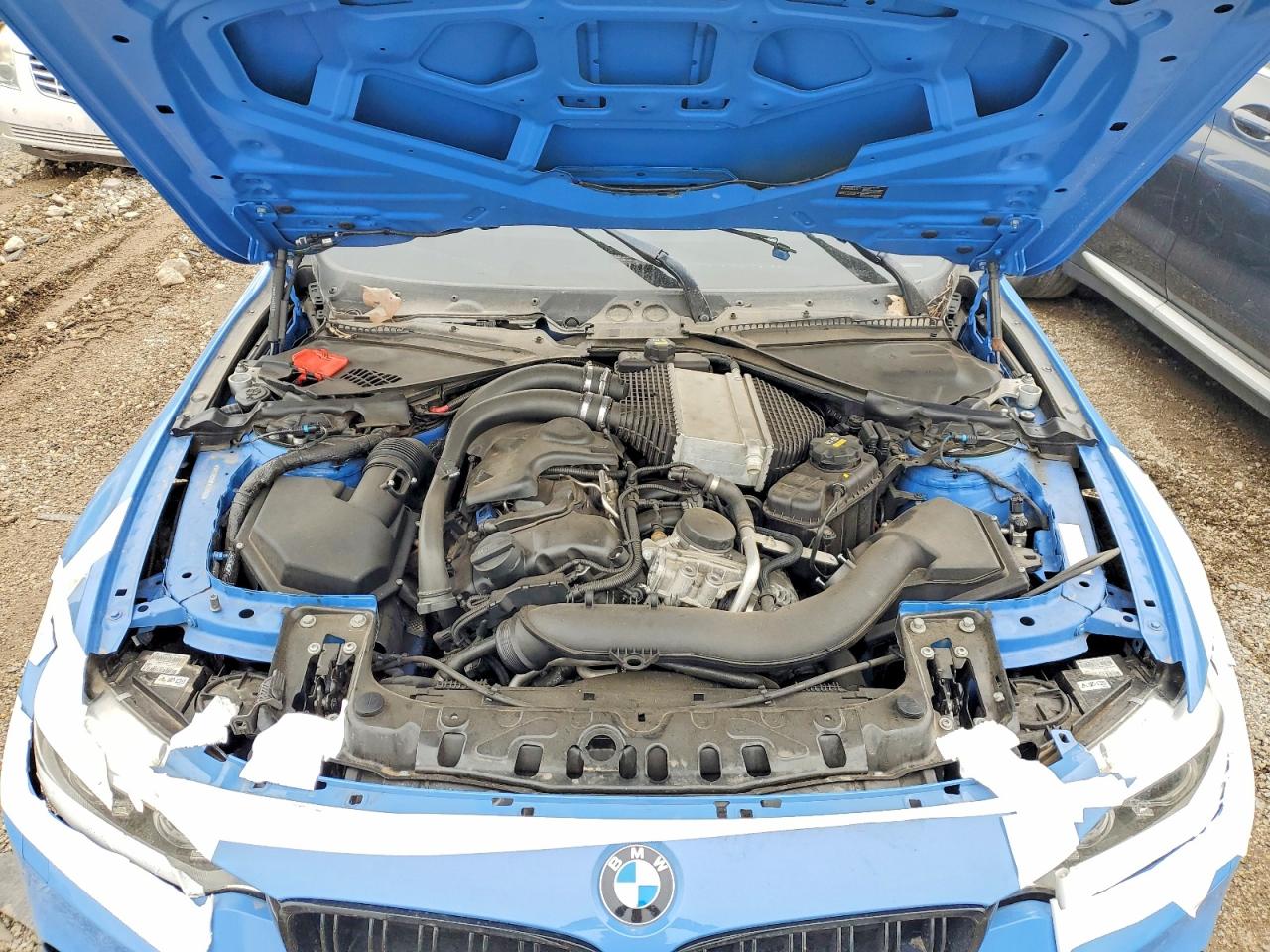 2015 Bmw M4 Blue vin: WBS3R9C50FK330922